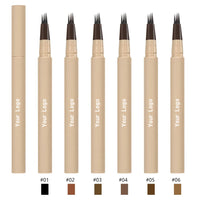 Private Label 4-Fork-Tip Eyebrow Pen