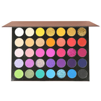 35 shades Colored Pro Eyeshadow Palette (Black)