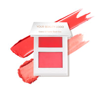 Crème & Powder Blush Duo (White Edition)