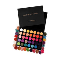 35 shades Colored Pro Eyeshadow Palette (Black)