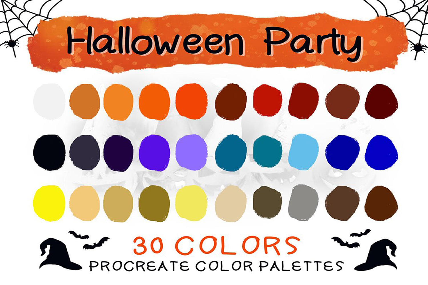 haloween party eyeshadow palette
