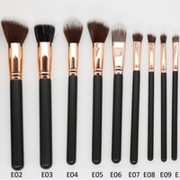 Vegan makeup brushes (Rose Gold) - Makeup Palette Pro