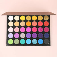 Colorful 35 Pans Pro Eyeshadow Palette (2 types) - Makeup Palette Pro