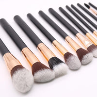 Vegan makeup brushes (Rose Gold) - Makeup Palette Pro