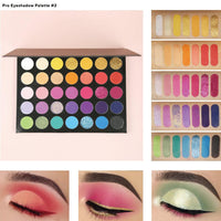 Colorful 35 Pans Pro Eyeshadow Palette (2 types) - Makeup Palette Pro