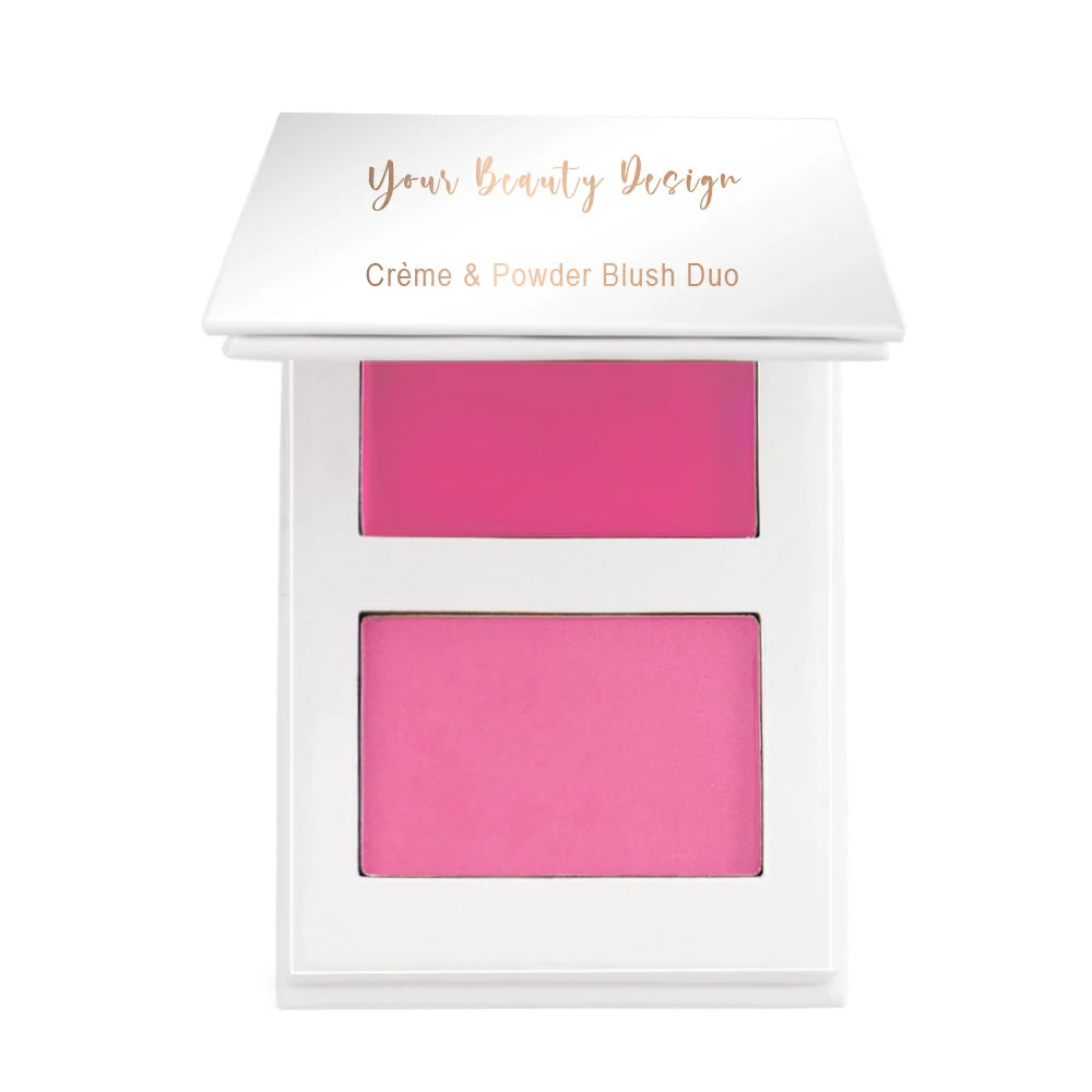 Private Label Crème & Powder Blush Duo