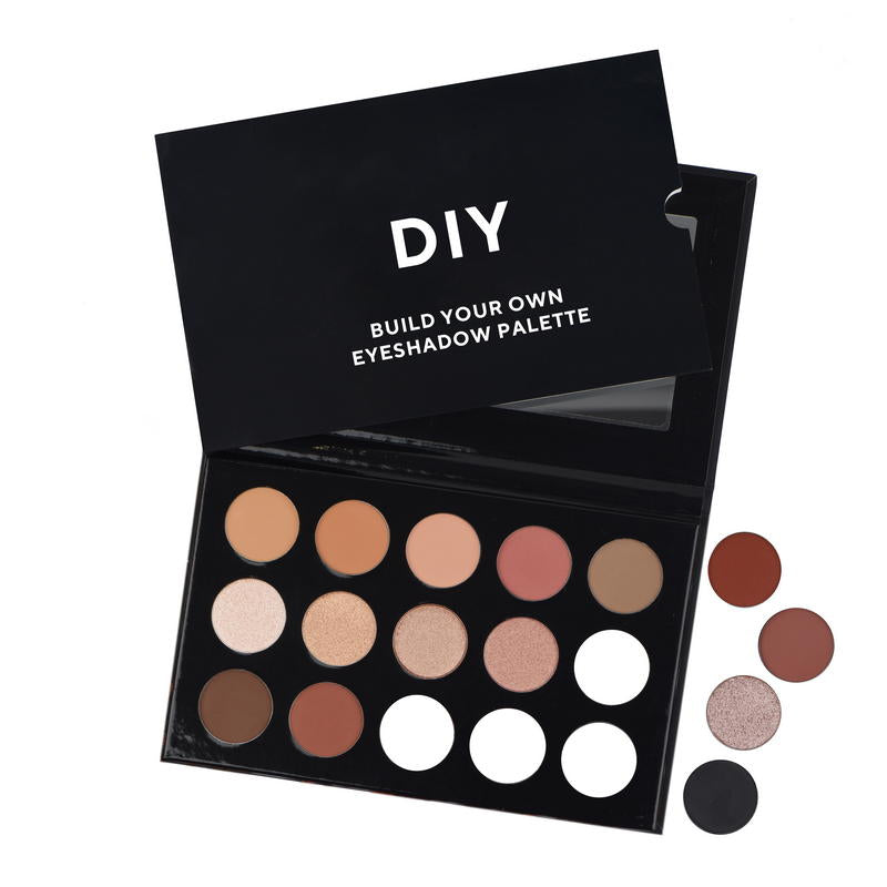 Build Your Own Eyeshadow Palette 15 Shades Makeup Palette Pro