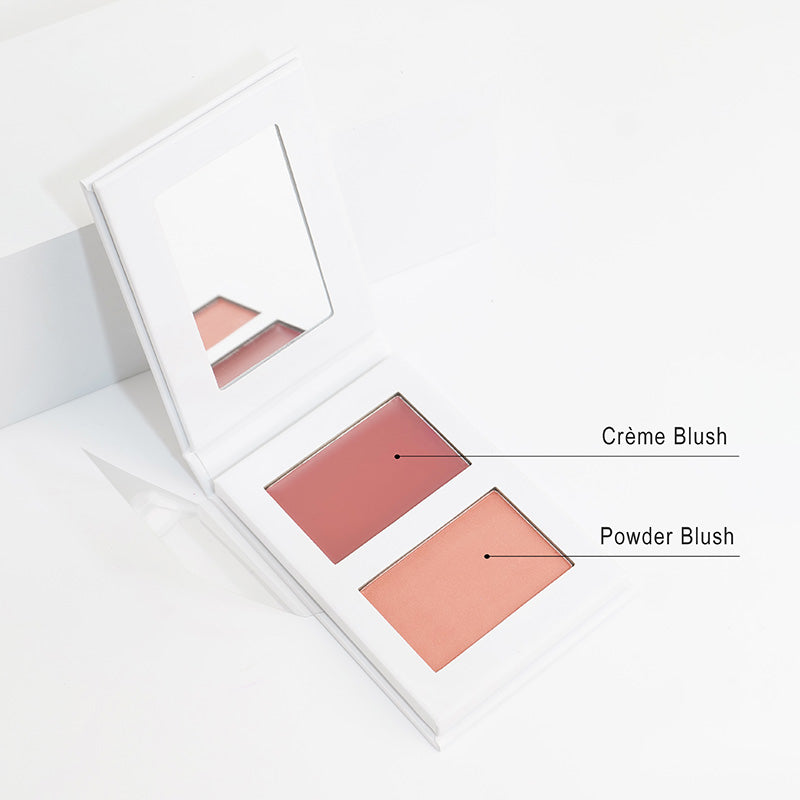 Crème & Powder Blush Duo (White Edition)