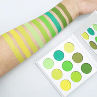 NEW EYESHADOW COLORS (GREEN SERIES) - Makeup Palette Pro