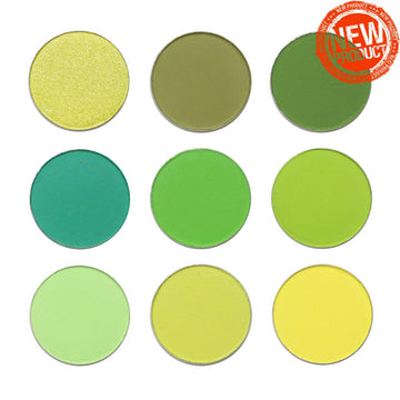 NEW EYESHADOW COLORS (GREEN SERIES) - Makeup Palette Pro