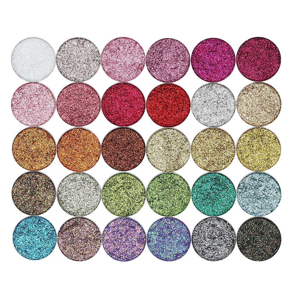 Pressed Glitter Sample Pack - Makeup Palette Pro